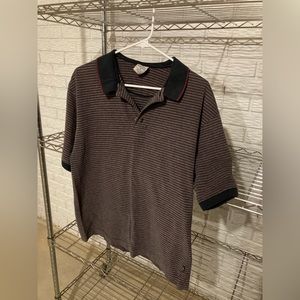 Columbia Golf Polo Stripped Shirt Men’s Size Medium